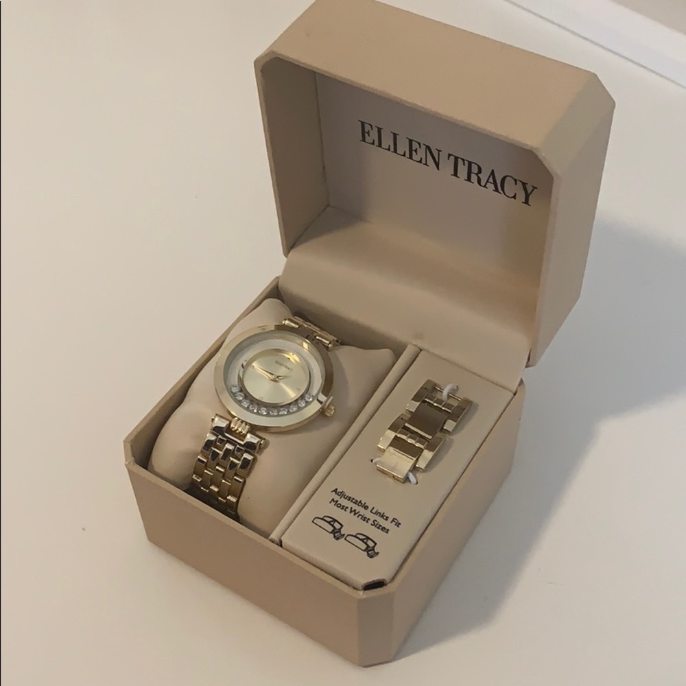 NTW Ellen Tracy Gold 5199 Watch